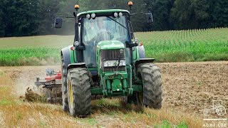 Déchaumage de blés en Alsace  John Deere 6930 Premium amp Quivogne [upl. by Hopkins]