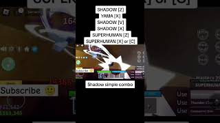 Shadow combo Dont observe anything just observe combo roblox bloxfruits robloxedits [upl. by Brill]