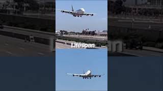 Airbus A380 VS Boeing 747 edit boeing747 a380 aviation [upl. by Brooking]