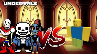 UNDERTALE CHARACTERS VS NOOB [upl. by Attener]