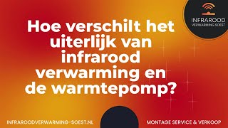 Hoe Verschilt het Uiterlijk van Infrarood Verwarming en de Warmtepomp  Infrarood Verwarming Soest [upl. by Gun]