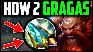 How to Gragas Top amp CARRY for Beginners Best BuildRunes Gragas Guide Season 14 League of Legends [upl. by Yrol806]