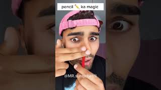 Impossible Pencil Viral Magic Trick Tutorial 💯 shorts viralshorts magic tricks pencil jadu [upl. by Norag899]