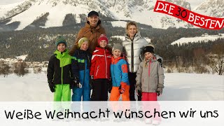 ⛄️ Weiße Weihnacht wünschen wir uns  Weihnachtslieder für Kinder  Kinderlieder [upl. by Bortz]