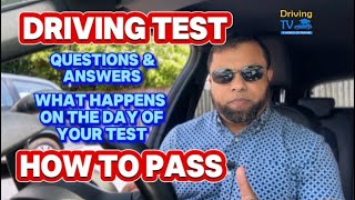 DRIVING TEST QUESTIONS and ANSWERS  Day Of The Test  How To Pass  Believe You Can [upl. by Atinram693]