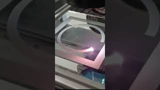 How to frost glass  Laser glass frosting  DIY glass design [upl. by Grefer]