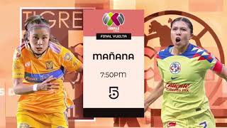 Tigres Femenil vs America Femenil  Promo  TUDN 🇲🇽 y El 5 [upl. by Nyre]