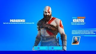 Resgate a Skin do KRATOS no Fortnite Temporada 5 [upl. by Assertal]