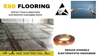 ESD EPOXY FLOORING INSTALLATION CARBON CONDUCTIVE COATING [upl. by Alane]