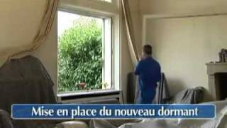 PVC FRANCE AK5 POSE EQUIPE Installation dune fenêtre flv [upl. by Aikat]