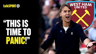 quotPULL THE CORD EARLYquot 😡 West Ham Fan SLAMS TOTAL DISASTER New Boss Lopetegui 😱🔥 [upl. by Ariayek]