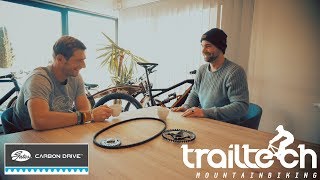 TRAILTECH Mountainbiking Harz  Besuch bei GATES Carbon Drive [upl. by Lulita]