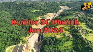 Koridor 5C Pločnik jun 2024 [upl. by Nixie]