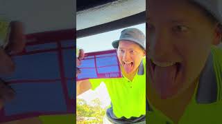 Delivery drivers ATTEMPTING delivery Part 3 auspost mailman funny skit comedy relatable [upl. by Narayan]