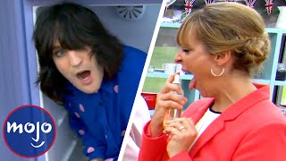 Top 10 Awkward Moments on The Great British Bake Off [upl. by Krischer]