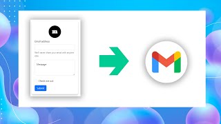 how to receive form data with email  send email using html [upl. by Aveer]