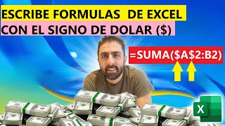 Que es el Dolar  en una formula de excel 🤑 [upl. by Ahsiak]