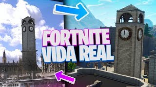 PISOS PICADOS PARQUE PLACENTERO en la VIDA REAL LOCALIZACIONES de FORTNITE en la VIDA REAL [upl. by Reinert]