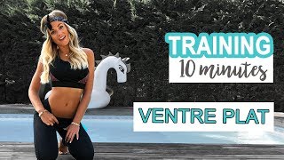 TRAINING  VENTRE PLAT en 10 MINUTES 🔥 [upl. by Conlon]