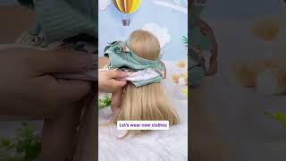 silicone baby dolls clothe change  outfit change bab doll baby reborndoll [upl. by Ewan]