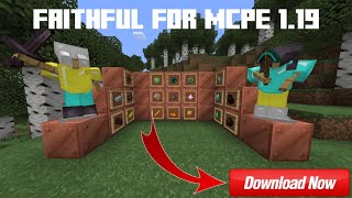 How To Download Faithful Texture Pack In Mcpe 119  ItzzPiyushOP [upl. by Uwkuhceki989]