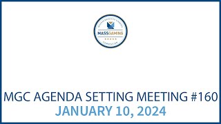 MGC Agenda Setting Meeting – January 10 2023 [upl. by Nihahs984]