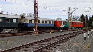 Alte Waggons am Landesbahnhof Feldbach Südoststeiermark Austria [upl. by Reichel]