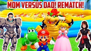 MARIO PARTY REMATCH Mom Vs Dad [upl. by Aettam]