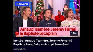 Quotidien Émission du 09 décembre 2024 avec Jérémy Ferrari Baptiste Lecaplain et Arnaud Tsamere [upl. by Maddock787]