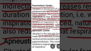 Pneumotaxic and Apneustic centres [upl. by Maddeu]