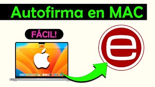 Instalar Autofirma en MAC 🍏 GRATIS 2024 [upl. by Bowyer126]