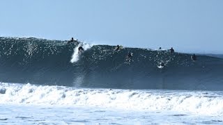 The Point Newport Beach 56th street 18th st Hurrican Marie aug 27 2014 [upl. by Bindman]