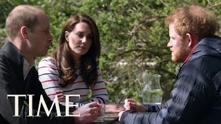 Princes William amp Harry Talk To Princess Kate About Losing Their Mom  TIME [upl. by Akemot]