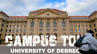 UNIVERSITY OF DEBRECEN MAIN CAMPUS TOUR PART 1 [upl. by Ahsya]