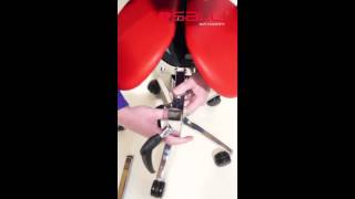 How to assemble Salli Saddle Chair with Elbow Rest [upl. by Eudo37]