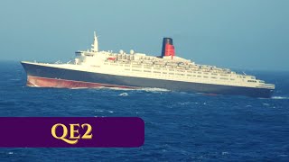 〽️RMS Queen Elizabeth 2  CUNARD LINE Videoclip [upl. by Hyacinthie]