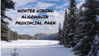 Winter Hike  Algonquin Provincial Park [upl. by Dreeda]