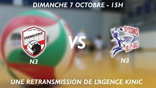 VolleyBall Club Chamalières  Seyssins VolleyBall N3 [upl. by Swan]