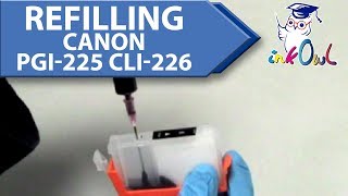 How to Use Refillable Cartridges for CANON PGI225 and CLI226 [upl. by Birdie]