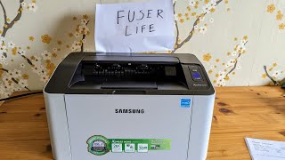 Check FUSER amp Roller Life Health Samsung Printer M2020 M2021 M2022 M2022W M2024 M2024w M2026 M2026w [upl. by Peri]