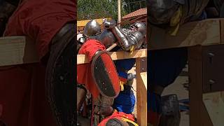 Les Bannis VS Valentian Victrix Torneo Zgz 2022 bohurt swordfighting buhurt medievalcombat [upl. by Aay]