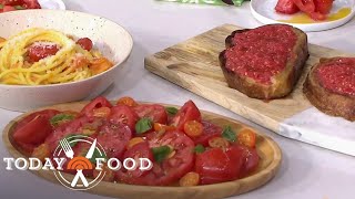 Pan con tomate and miso butter pasta Get the recipes [upl. by Castera]