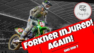 Down and Out Again  Austin Forkner Injured in Texas [upl. by Enrahs914]