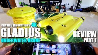 GLADIUS Underwater FPV ROV Drone Review  Part 1  Unboxing Inspection Setup [upl. by Cotter]