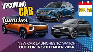 New Cars Launching in September 2024  Tata Curvv Alcazar Facelift MG Windsor Nexon CNG amp More [upl. by Oberg]