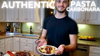 MY ITALIAN HUSBAND COOKS PASTA CARBONARA AND SURPRISES ME WITH A ROMANTIC DINNER [upl. by Cerelly]