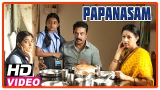 Papanasam Tamil Movie  Scenes  Gautami and kids asks to Kamal Haasan to take them for outing [upl. by Markus]