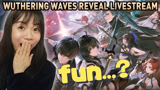 GENSHIN FANGIRL reacts to Wuthering Waves 10 Reveal Livestream [upl. by Norga259]