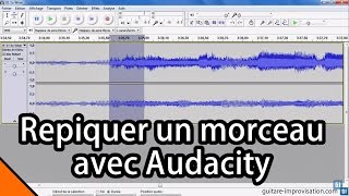 Relever des morceaux à loreille avec Audacity [upl. by Jem454]