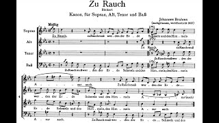 Johannes Brahms  Zu Rauch WoO 30 [upl. by Susannah299]